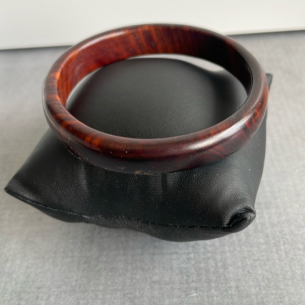 Vintage Artisan Wood Bangle